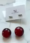 Gümüş Renk Kiraz Figürlü YSX Küpe (Çift)