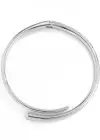 Gümüş Renk Metal Choker Kolye
