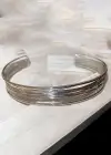 Gümüş Renk Metal Choker Kolye
