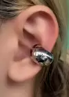 Gümüş Renk Metal Ear Cuff (Çift)