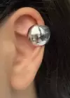 Gümüş Renk Metal Ear Cuff (Tek)