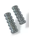 Gümüş Renk Metal Küpe (Çift)