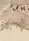 Gümüş Renk Metal Küpe (Çift)