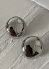 Gümüş Renk Metal Küpe (Çift)