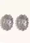 Gümüş Renk Metal Küpe ( Çift )