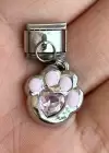 Gümüş Renk Pati Figürlü Çelik Nomination Charm (Tek)