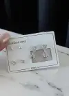 Gümüş Renk Taş Detaylı 6lı Çelik Küpe Set