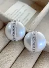 Gümüş Renk Taş Detaylı Abiye Küpe (Çift)