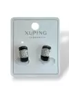 Gümüş Renk Taş Detaylı Çelik Xuping Küpe (Çift)