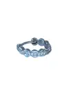 Gümüş Renk Taş Detaylı Halka Çelik Tragus/Kıkırdak Küpe/Piercing (Tek)