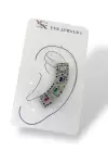 Gümüş Renk Taş Detaylı YSX Ear Cuff (Tek)