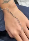 Gümüş Renk Top Detaylı Çelik Şahmeran
