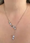 Gümüş Renk Yıldız Figürlü Çelik Kolye