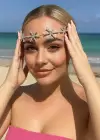 Gümüş Renk Yıldız Figürlü Taşlı Gelin Saç Aksesuarı Ve Alınlık