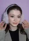 Gümüş Ve Pembe Renk Simli Peluş Kulaklık