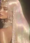 Hologramlı Yan Postiş Hair Tinsel Shiny Hair (50 Cm)