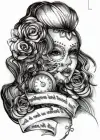 Kadın Figürlü Geçici Dövme Tattoo