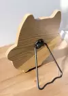 Kahve Renk Kedi Figürlü Masa Aynası