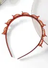 Kahve Renk Saç Bükücü Taç