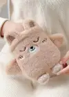 Kahverengi Ayıcık Figürlü Peluş Sıcak Su Torbası
