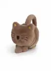 Kahverengi Kedi Figürlü Peluş Kulaklık