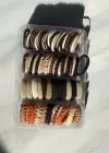 Kahverengi Lastik Toka Set