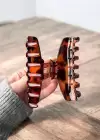 Kahverengi Leopar Desenli Mandal Toka