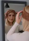 Kahverengi Peluş Havlu Saç Bandı