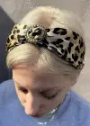 Kahverengi Ve Siyah Leopar Desenli Taç
