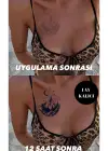 Karışık Figürlü 12 Saat Sonra Kararan Geçici Dövme Tattoo