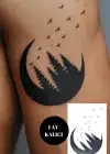 Karışık Figürlü 12 Saat Sonra Kararan Geçici Mini Dövme Tattoo