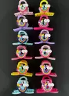 Karışık Renk 12li Gökkuşağı Figürlü Mandal Toka Set