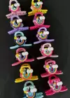Karışık Renk 12li Gökkuşağı Figürlü Mandal Toka Set