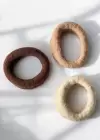 Karışık Renk 3lü Havlu Toka