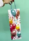 Karışık Renk Balon Figürlü Karton Çanta