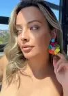 Karışık Renk Çiçek Figürlü Küpe (Çift)