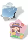Karışık Renk Çocuk Figürlü Masa Aynası
