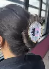 Karışık Renk Göz Figürlü Kemik Mandal Toka