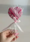 Karışık Renk Kalp Ve Lolipop Figürlü Lastik Toka Set