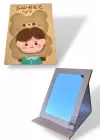 Karışık Renk Karışık Figürlü Sweet Yazılı Masa Aynası