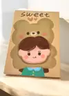 Karışık Renk Karışık Figürlü Sweet Yazılı Masa Aynası