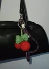 Karışık Renk Kiraz Figürlü Çanta Charm/ Anahtarlık