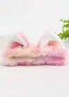 Karışık Renk Kulak Figürlü Peluş Saç Bandı