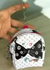 Karışık Renk Kurdele Figürlü Anahtarlık /Cüzdan