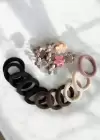 Karışık Renk Lastik Toka Ve Mini Mandal Toka Set
