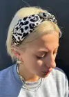 Karışık Renk Leopar Desenli Taç