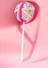 Karışık Renk Lolipop Figürlü Lastik Toka Set