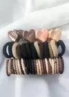 Karışık Renk Mandal Toka Ve Lastik Toka Set
