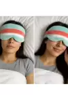 Karışık Renk Peluş Uyku Bandı