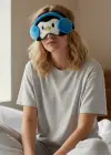 Karışık Renk Penguen Figürlü Peluş Uyku Bandı